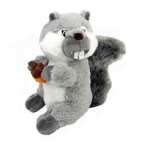 Esquilo Pelúcia 20 Cm Cinza