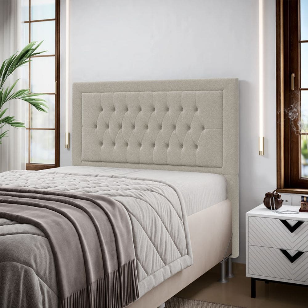 Cabeceira Pegasus 195 Premium Bouclê Aradecor