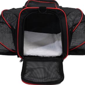 Bolsa Casa Para Pet Até 9Kg Transporte Viagem Expansível Avião Premium Cão Gato Animais Estimação