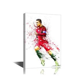 Arte de parede em tela TISHIRON Football Sport Cristiano Ronaldo