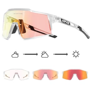 Óculos de ciclismo Óculos de sol MTB fotocromáticos KAPVOE para homens