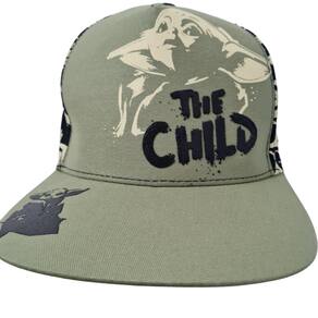 Boné Baby Yoda Grogu Aba Reta Unissex Adulto Oficial Star Wars