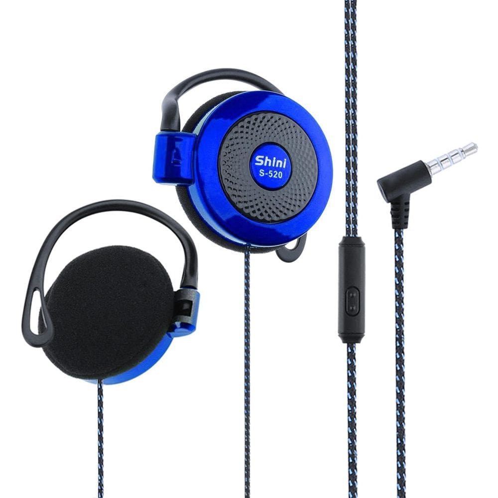 Fones de ouvido Clip Headphones S-520 Ear Hook Tipo Fones de ouvido esportivos estéreo