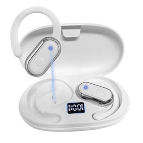Fones de ouvido abertos J300Pro Ergonomic Hanging Ear IP7 brancos