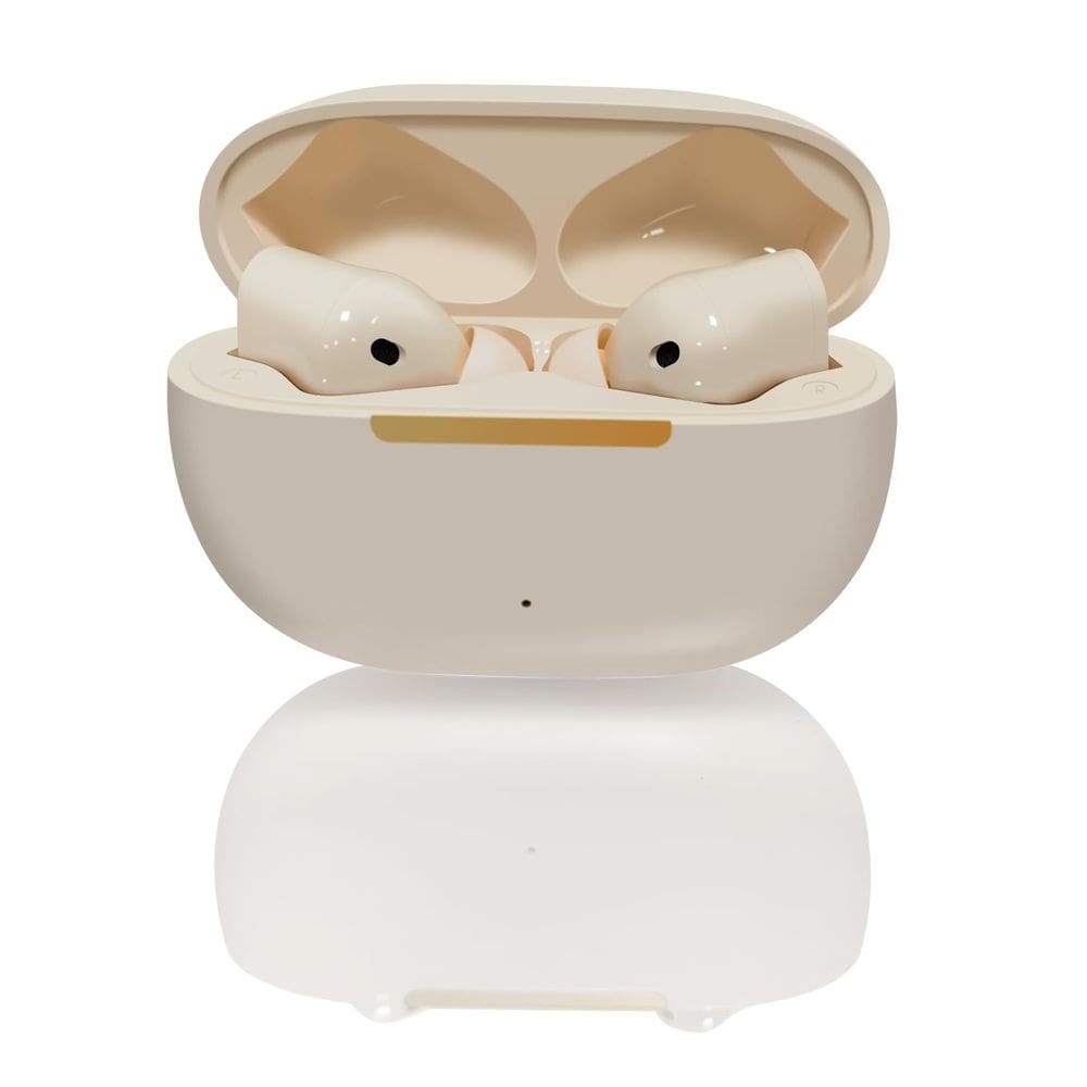 Fones de ouvido 2025 Adaptive ANC 35dB 6H+24H Playtime IPX4 Bege