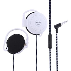 Fones de ouvido com clipe, gancho de ouvido, fones de ouvido estéreo S-520