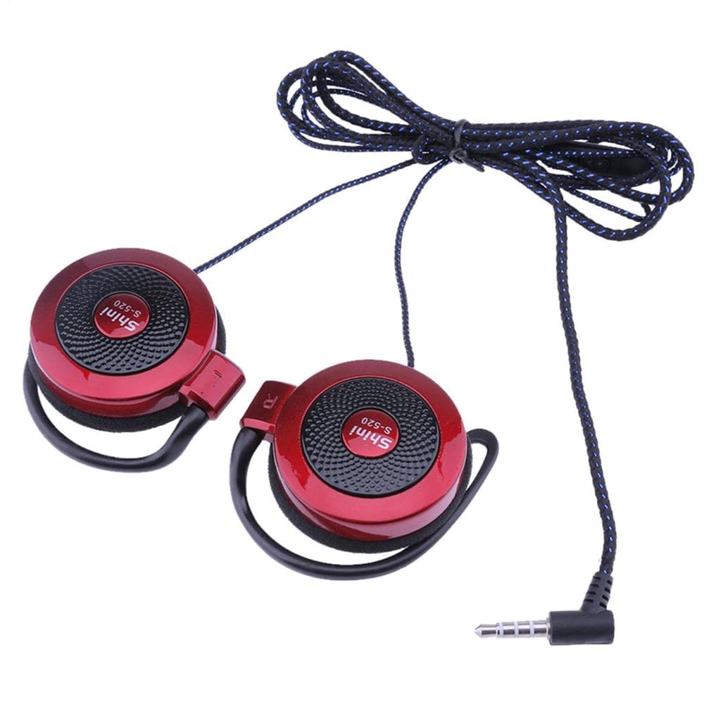Fones de ouvido com clipe, gancho de ouvido, fones de ouvido estéreo S-520