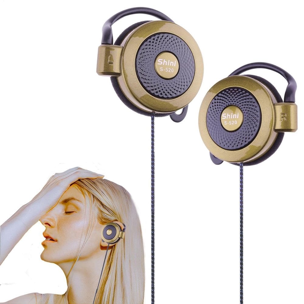 Fones de ouvido Clip Headphones S-520 Ear Hook Tipo Fones de ouvido esportivos estéreo