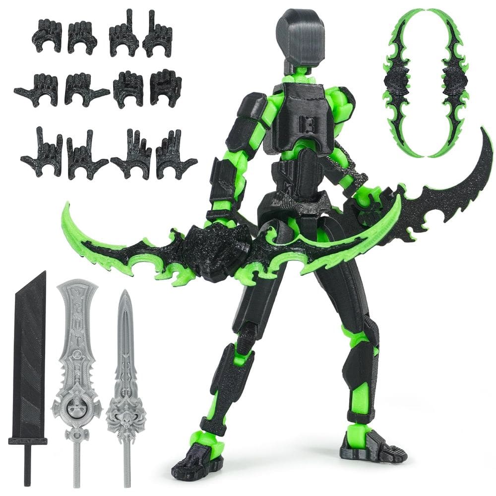 Conjunto de bonecos de ação Dummy13 Titan e Robo Figures