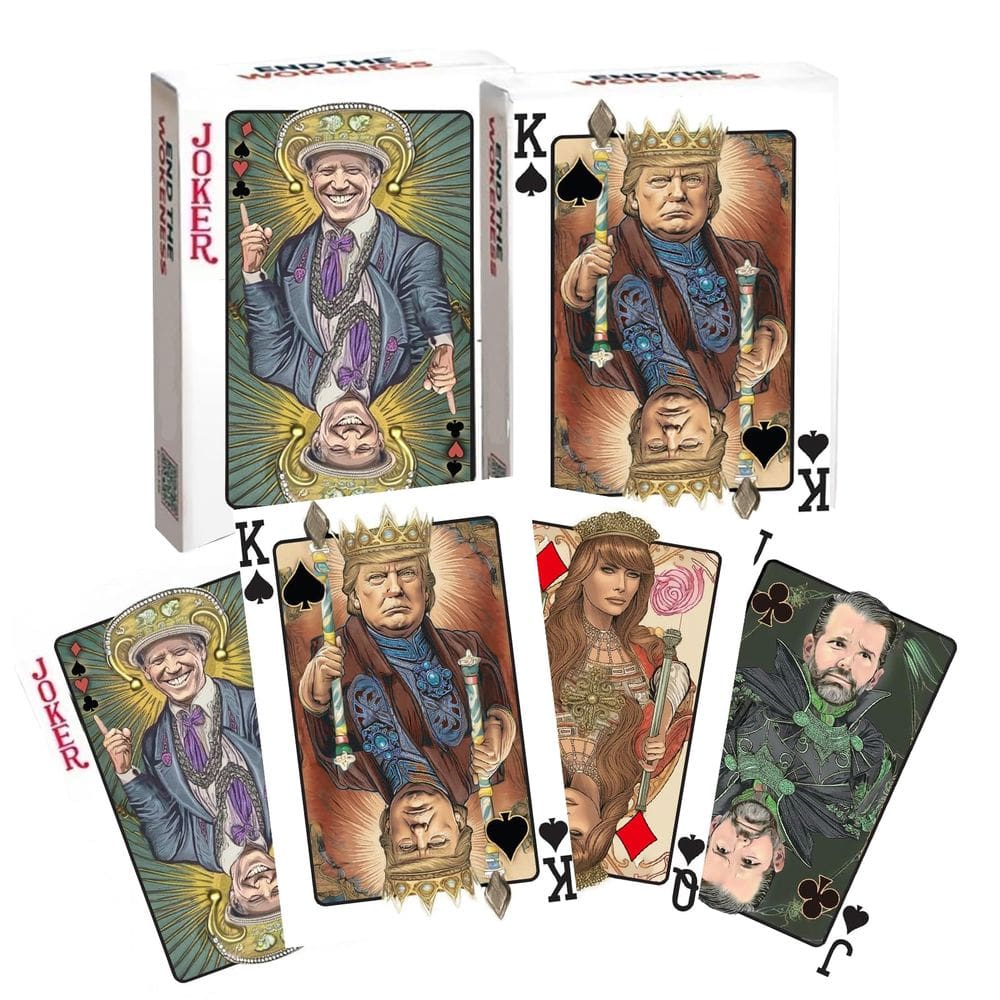 Cartas de baralho Trump Poker Card Deck 2 baralhos +54 cartas