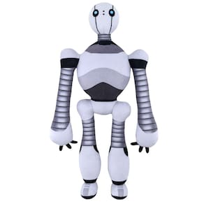 Brinquedo de pelúcia Wild Robot de 33 cm com pose ajustável para crianças