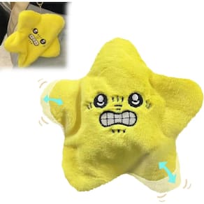 Brinquedo de pelúcia Angry Star Moving Yellow 22cm