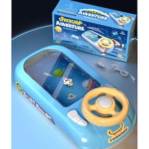 Carro de aventura de corrida de brinquedo com volante para crianças