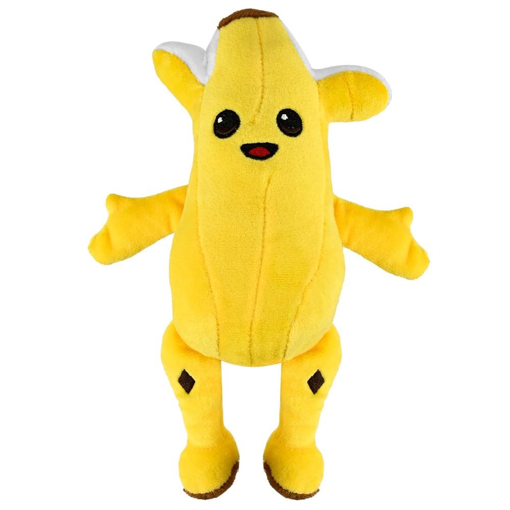 Brinquedo de pelúcia em forma humanóide descascada de banana de 20 cm para todas as idades