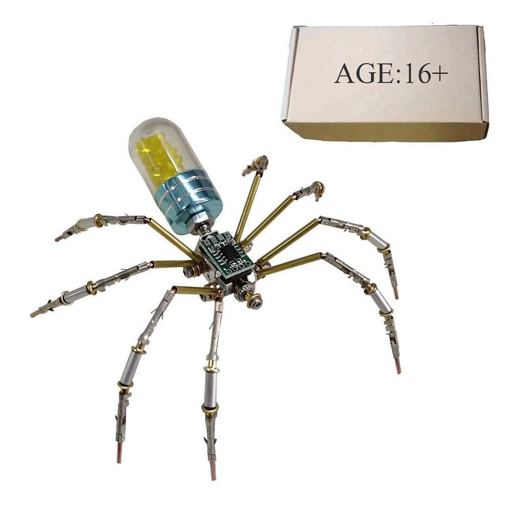 Quebra-cabeça de insetos de metal 3D Generic Steampunk Mechanical Circuit-Spider