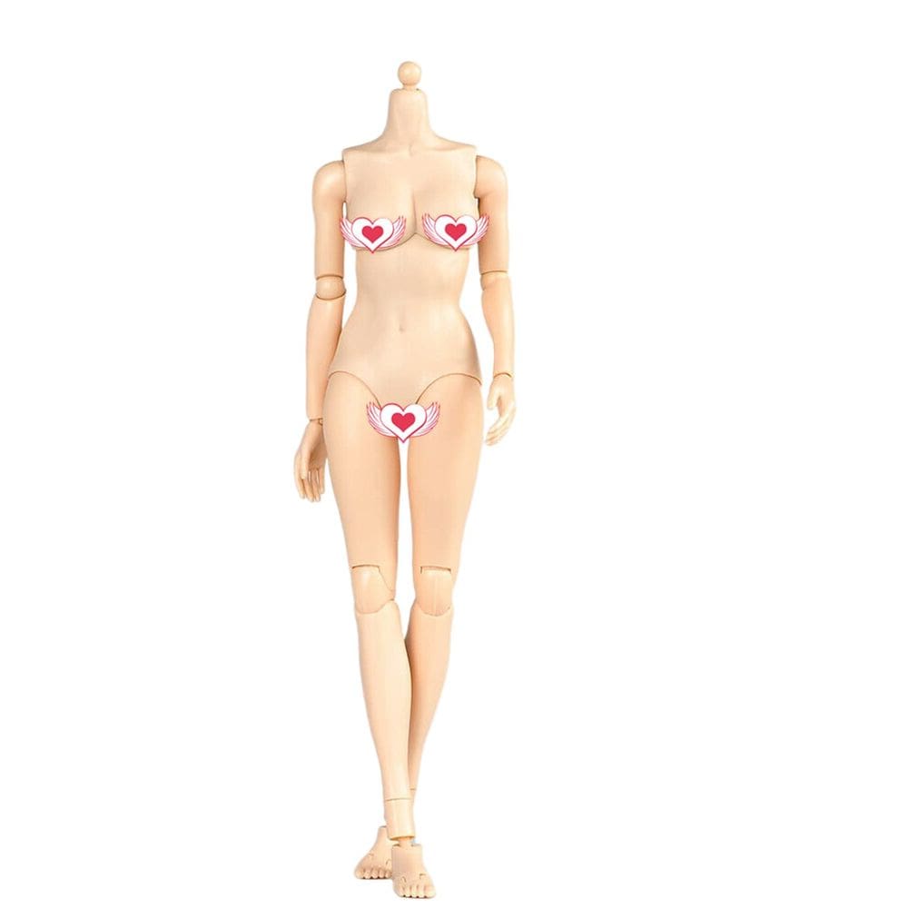 Figura de ação: corpo, escala 1/6, bronzeado, pele bronzeada, busto enorme