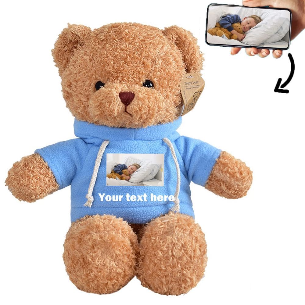 Bicho de pelúcia personalizado para namorados com ursinho de pelúcia de 20 cm