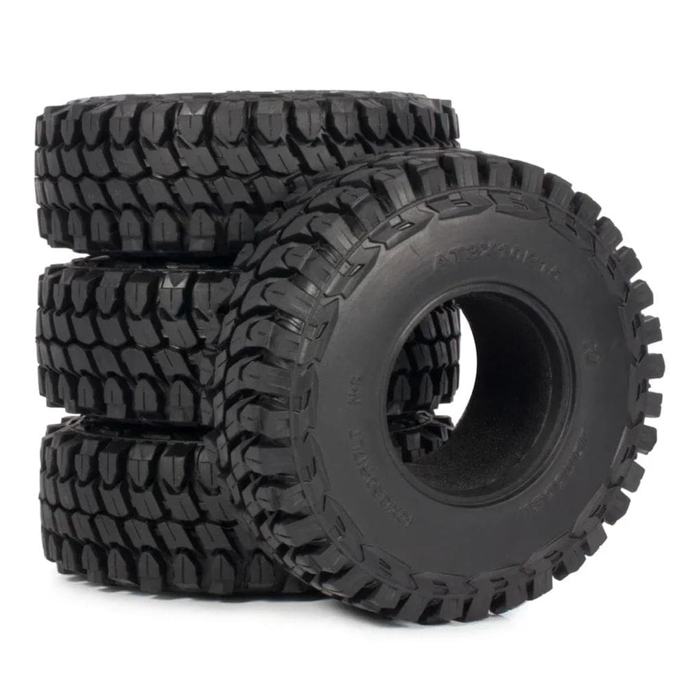 Pneus 1/10 RC Crawler 1.9 Rubber 110x40mm para Gen7 Gen8 SCX10