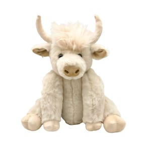 Brinquedo de pelúcia Highland Cow com juntas móveis de 25 cm