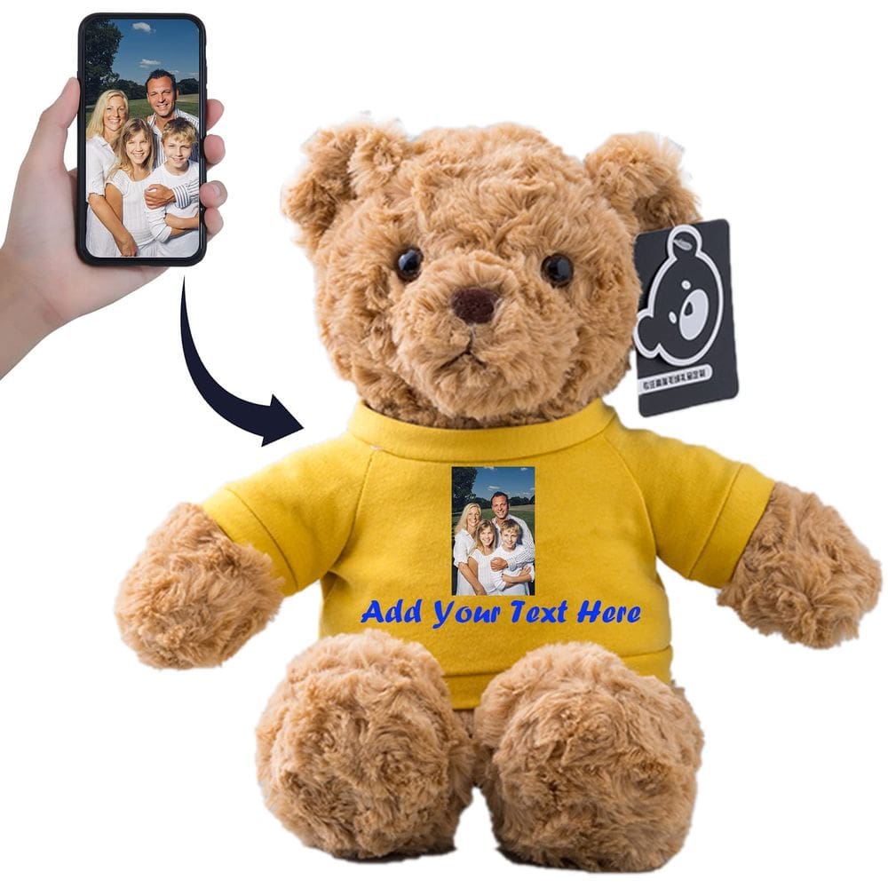 Brinquedo de pelúcia de urso de pelúcia personalizado 33 cm
