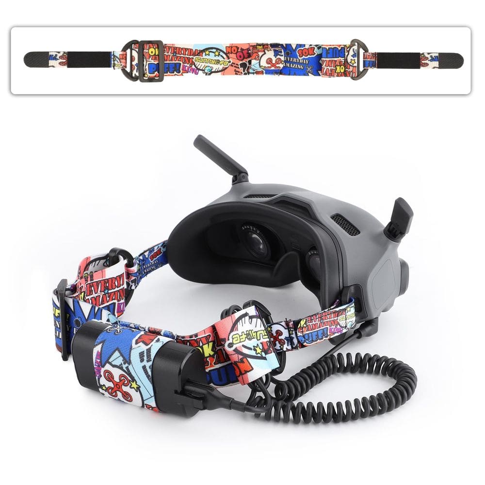 Pulseira de cabeça para DJI Avata Goggles 2 e DJI FPV Goggles V2