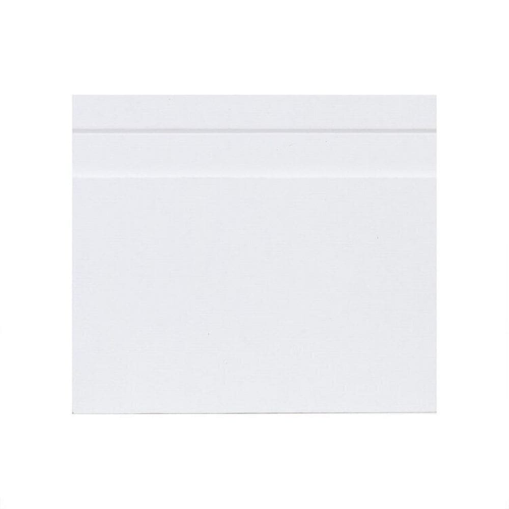 Kit com 18 Rodapé Mdf 15cm X 10cm Suprema Branco
