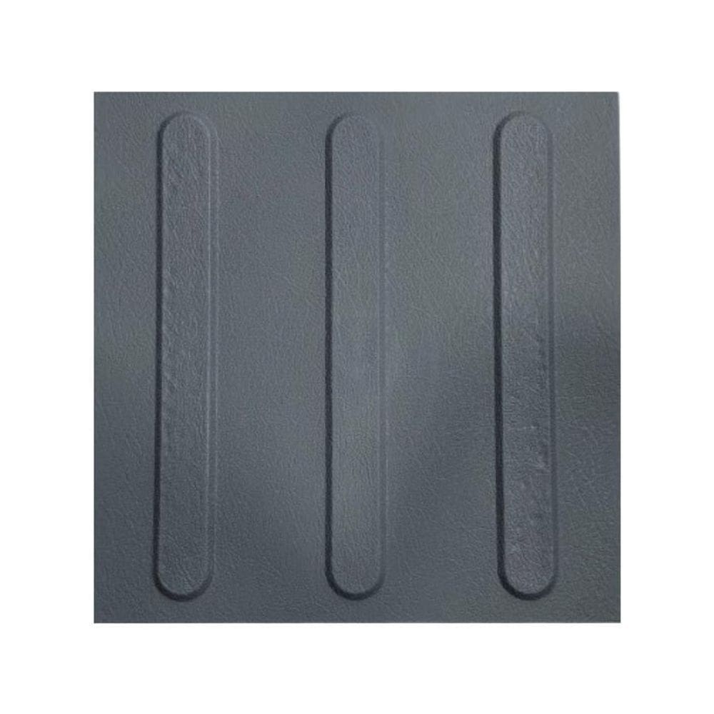 Kit 16 Pisos Tatil Direcional Cinza Texturizado Pvc 25X25Cm