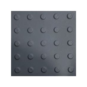 Kit 16 Pisos Tatil Alerta Cinza Texturizado Pvc 25X25Cm