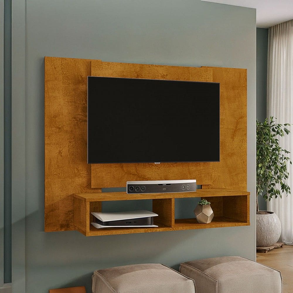 Painel para TV Até 42 Polegadas Navi Naturallle - Móveis Bechara