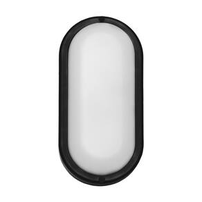 Kit 5 Arandela Tartaruga Led Taschibra Phare Slim 12W IP65 6500K Bivolt Preto