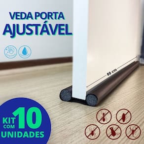 Kit 10 Unidades Veda Porta Rolinho Protetor Impermeável 80cm