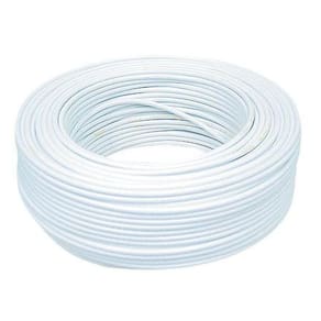 Cabo Coaxial Rgc-59 Std-40% Branco 100 Metros