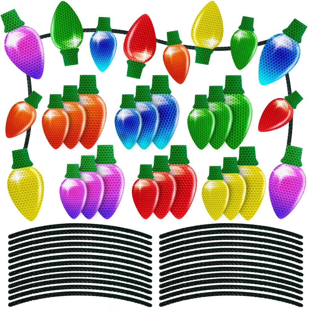 Conjunto 90shine 90pcs para decorações de geladeira para carros de Natal