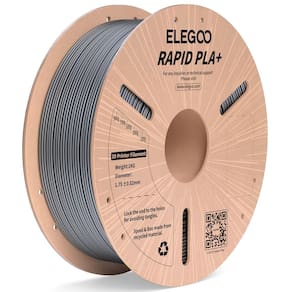 Filamento para impressora 3D ELEGOO Rapid PLA Plus 1,75 mm prata 1 kg