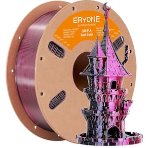 Filamento de impressora 3D ERYONE Silk Dual Color PLA 1,75 mm 1 kg