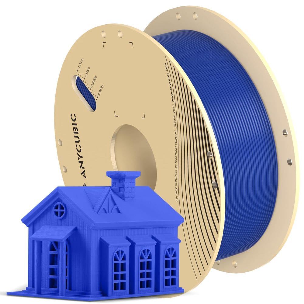 Filamento de impressora 3D ANYCUBIC PLA 1,75 mm 1 kg Dazzling Blue