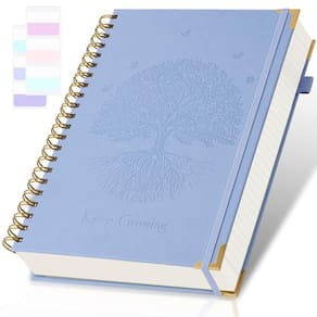 Caderno Amanple Spiral B5 College Ruled 300 páginas azul