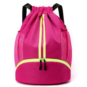 Bolsa de futebol BROTOU Mochila com cordão com compartimento para bolas e sapatos