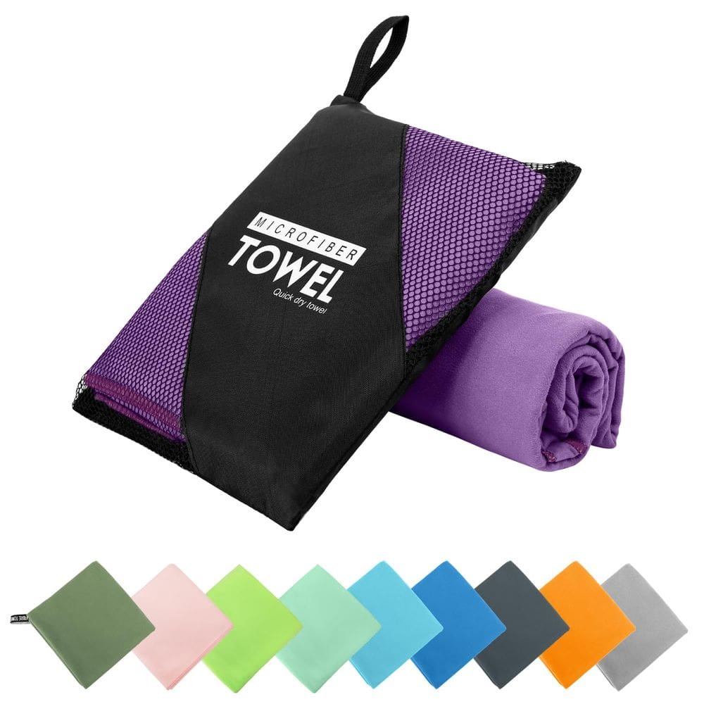 Toalha de viagem ZIUDBOC Microfiber Quick Dry Super Absorvente