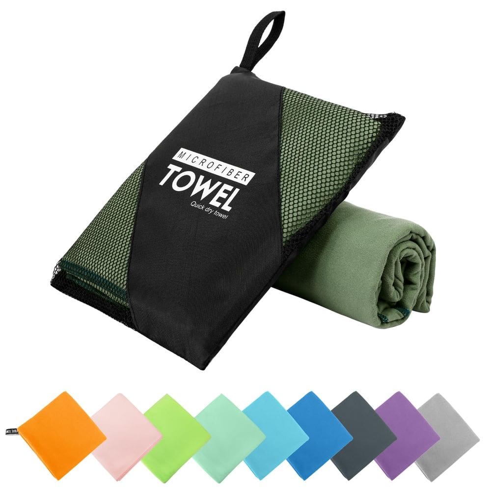 Toalha de viagem ZIUDBOC Microfiber Quick Dry Super Absorvente