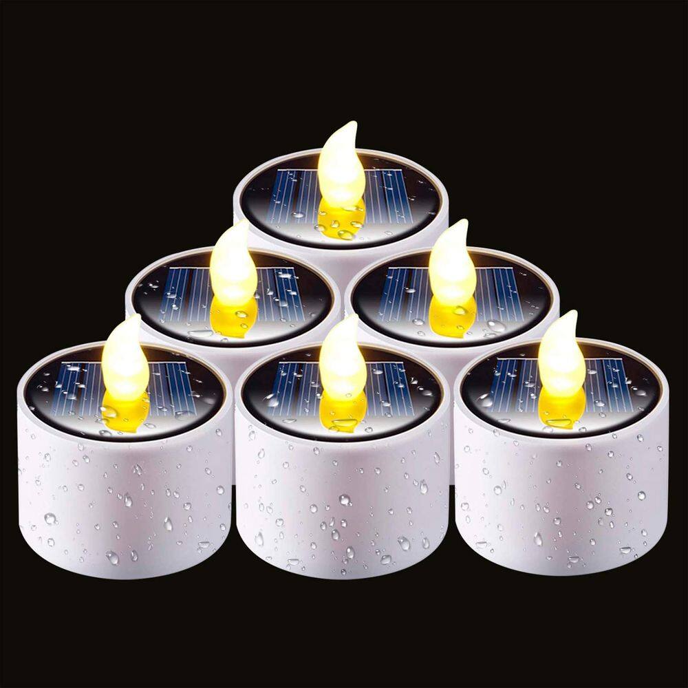 Velas solares Homemory Waterproof para uso externo, pacote com 6