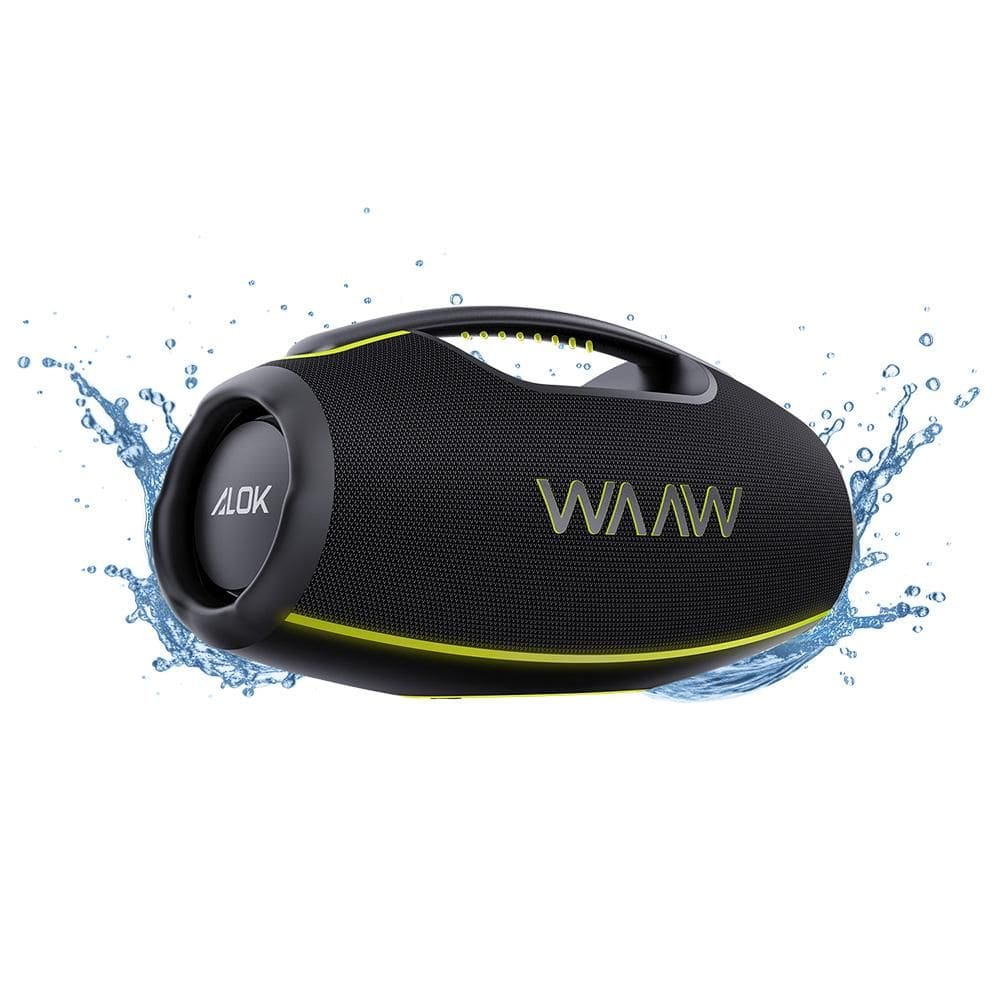 Caixa de Som Bluetooth WAAW by Alok HYPERBOOM 1000 180W RMS TWS À Prova D’água Até 12 Horas