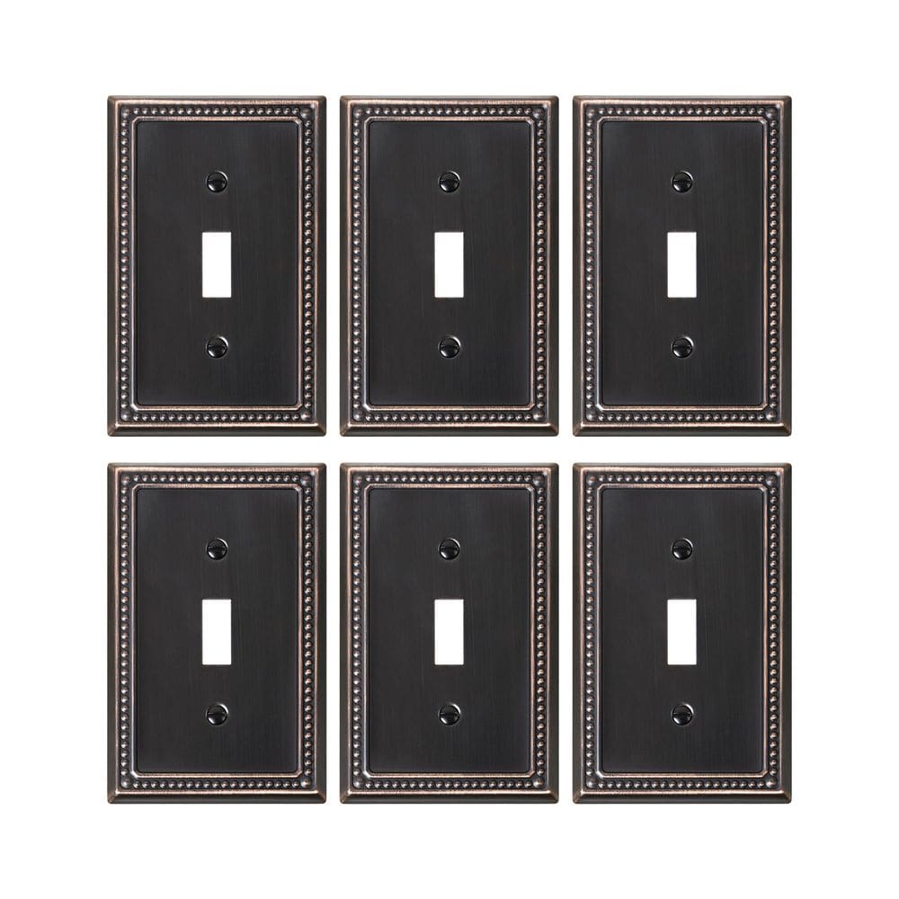 Placa de cobertura do interruptor de luz TREEWELL, pacote com 6 botões individuais