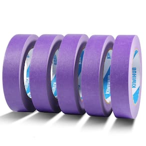 Fita de pintura KIWIHUB Purple 1x55m 5 rolos (275m no total)
