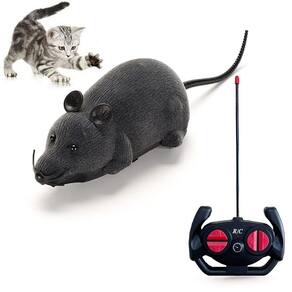 Brinquedo interativo para gatos Fake Rat Giveme5 com controle remoto