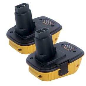 Adaptador de bateria Gonocop DCA1820 para DeWalt 18V a 20V, pacote com 2 unidades