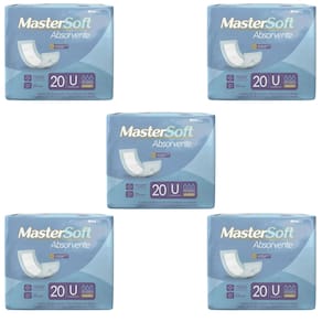 Kit 5 Pacote Absorvente Geriátrico Dry Economics 100 Unidade