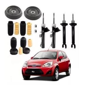 4 Amortecedor+ 4 Kit Suspensão Ford Ka