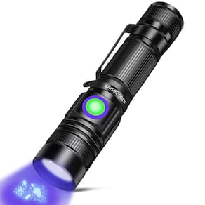Lanterna UV VMTENMV Recarregável 365nm Blacklight Mini