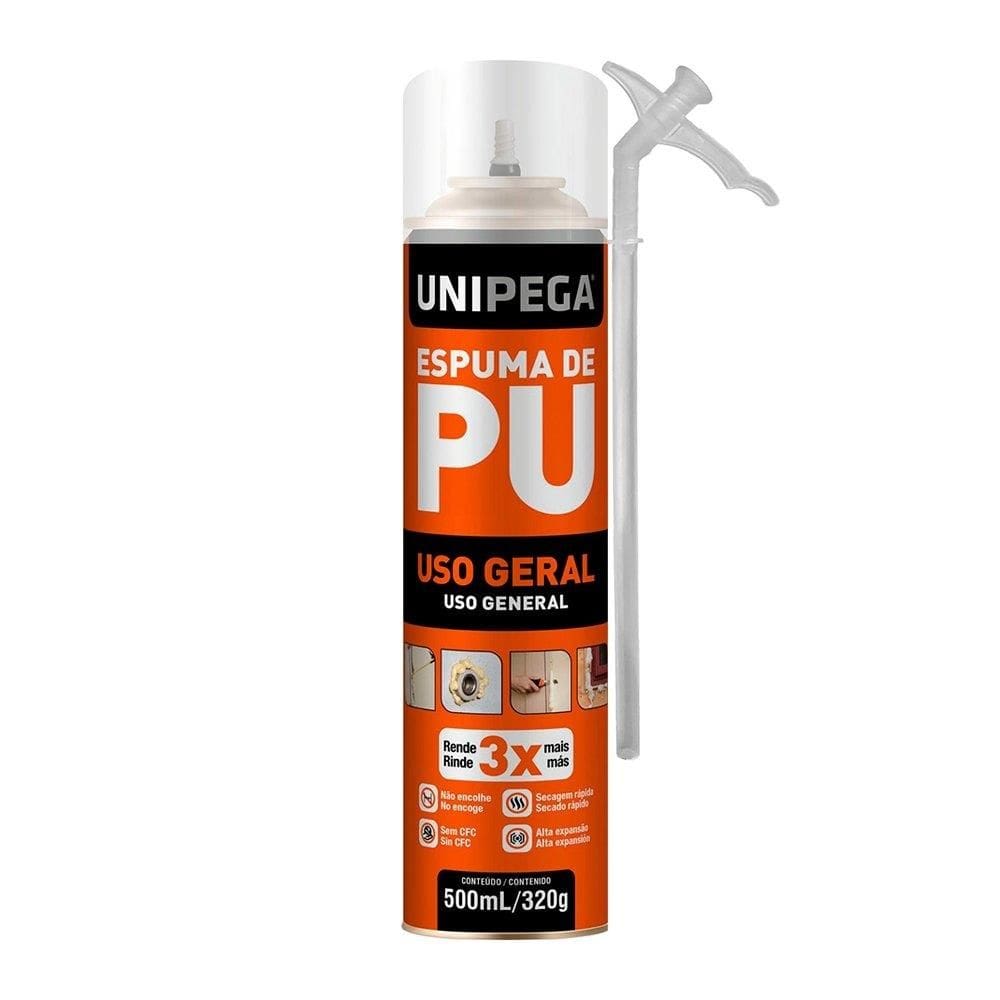Espuma Expansiva de PU Unipega Uso Geral 320g